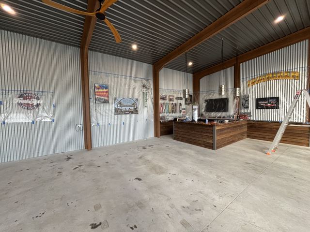 Custom Hardwood Bar & Entertainment Shed — photo 2, Curtain Constructions