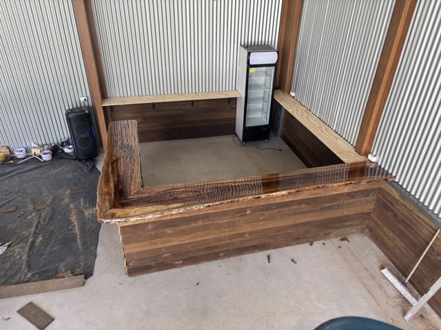 Custom Hardwood Bar & Entertainment Shed — photo 3, Curtain Constructions